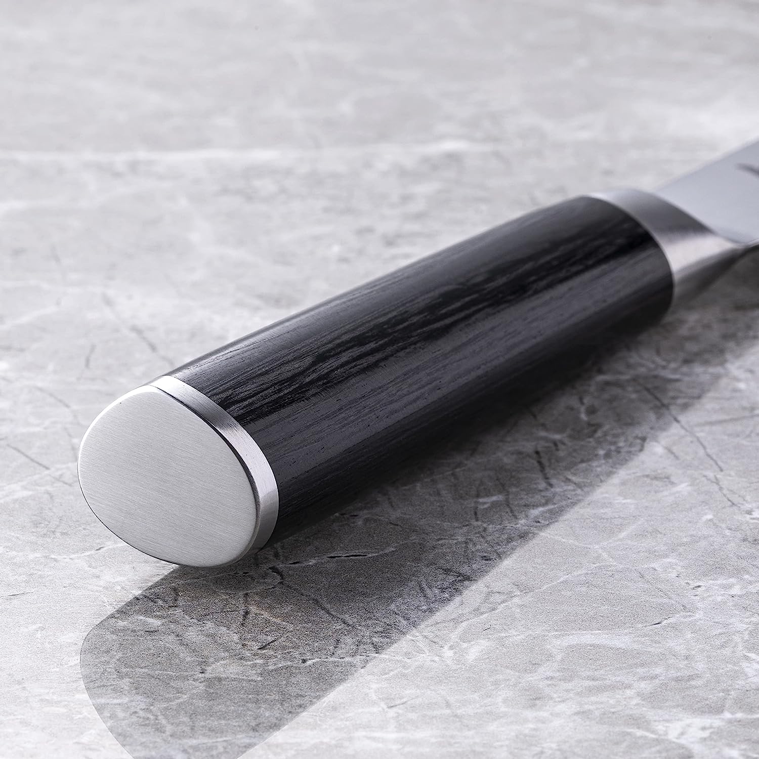 KAI Shun Classic Santoku Knife with Granton Blade, 5.5", [DM0740] - Image 8