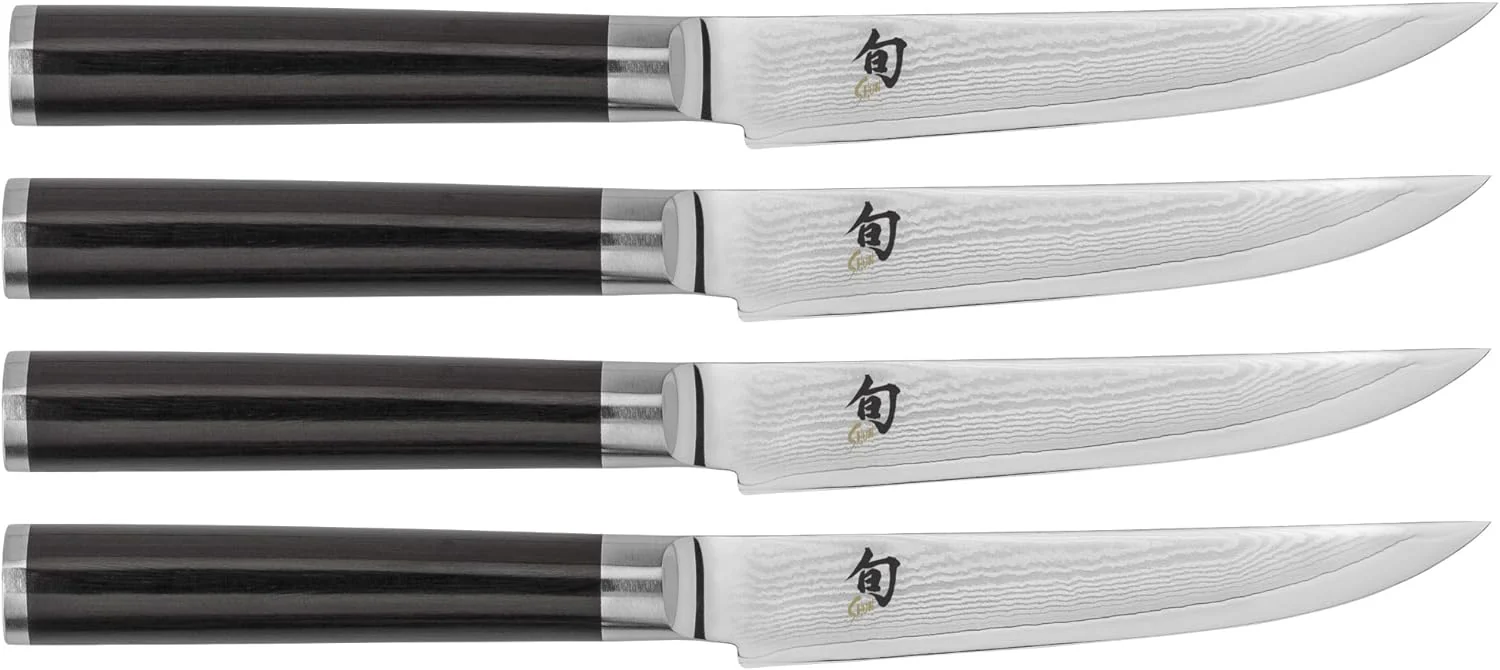 Shun Kai Classic Steak Knife 4 Pc Gift Set, DMS400 - Image 4