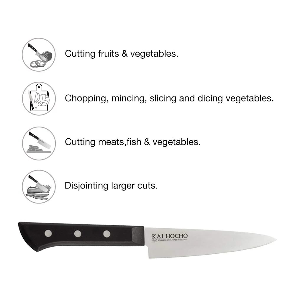 Kai Hocho Premium Petty Knife + Utility (M) Knife Set (Pack of 2) - Image 7