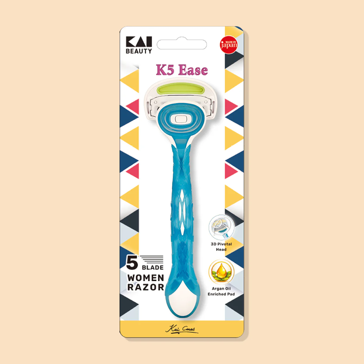 Kai K5 Ease Women Body Razor (Argan Oil) - Image 4