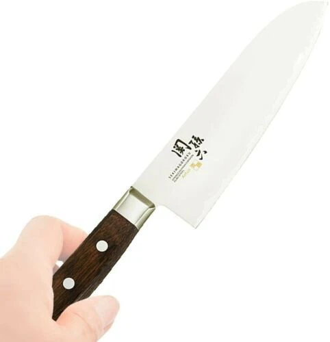 KAI Seki Magoroku Aofuzi Santoku Knife 165mm [AE5151] - Image 6