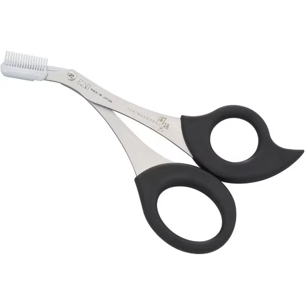 Kai Seki Magoroku Seki Mayu scissors with comb [000HC1832] - Image 3