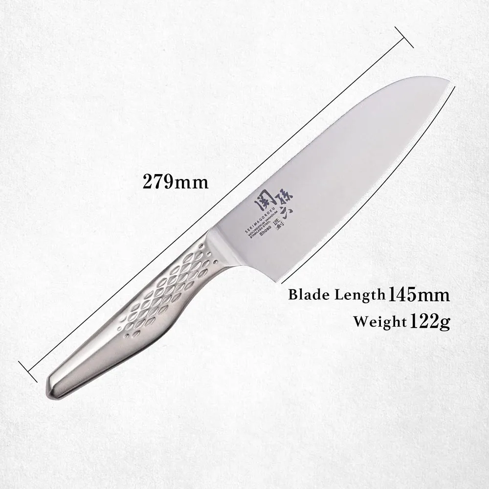 Kai Seki Magoroku Shoso Small Santoku Knife 5.5-inch - Image 3