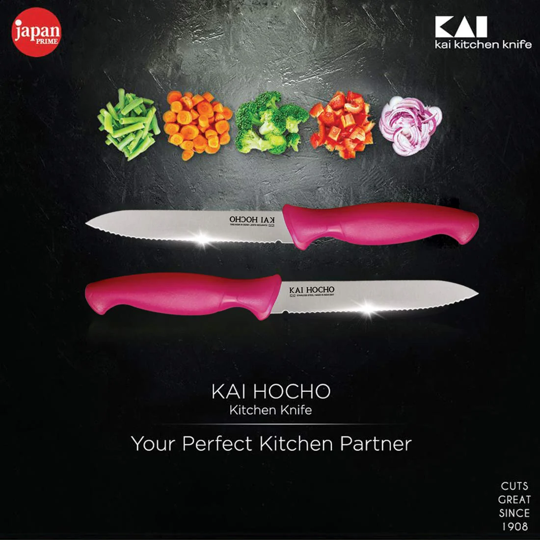 Kai Stainless Steel Kitchen Knife, Multicolour - Image 4