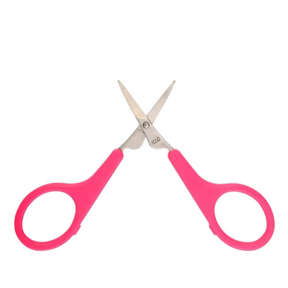Kai Thin Blade Eyebrow Scissor (Pink) - Image 3